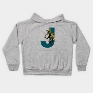 Dinosaur and letter Kids Hoodie